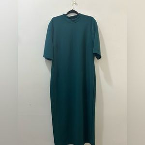 Green Shein Seath MIDI Dress